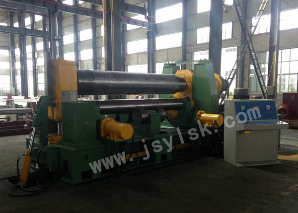 水平下調(diào)卷板機