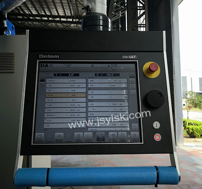 WE67K-125/3200數(shù)控折彎機(jī) DA66T數(shù)控系統(tǒng)，6+1軸